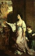 Sir Joshua Reynolds Lady Sarah Bunbury Sacrificing to the Graces Sweden oil painting reproduction